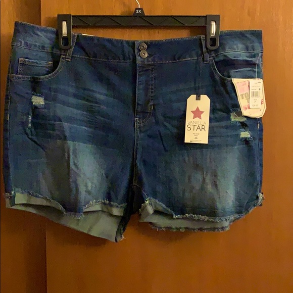 Vanilla Star Pants - Vanilla Star Jean Shorts (NWT)